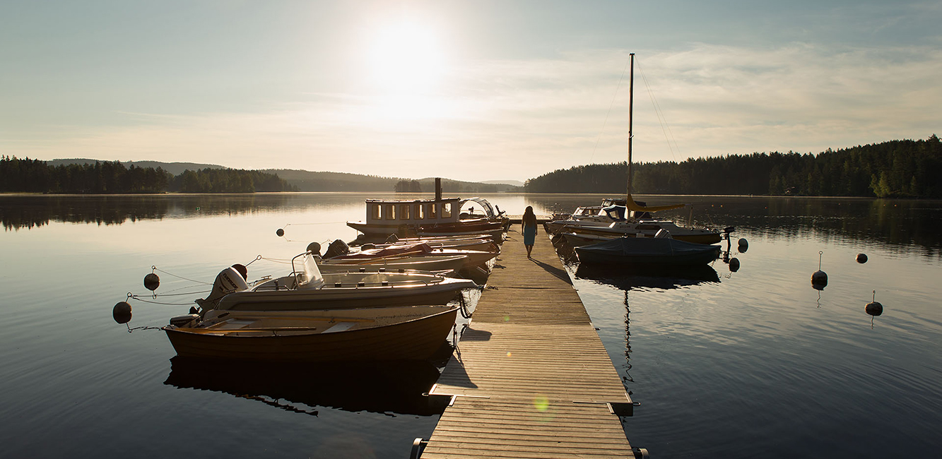 Litet hus på vintern